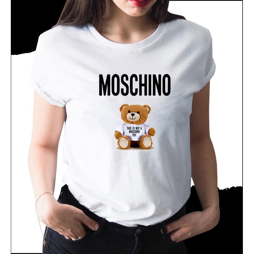 moschino t shirt women's bear