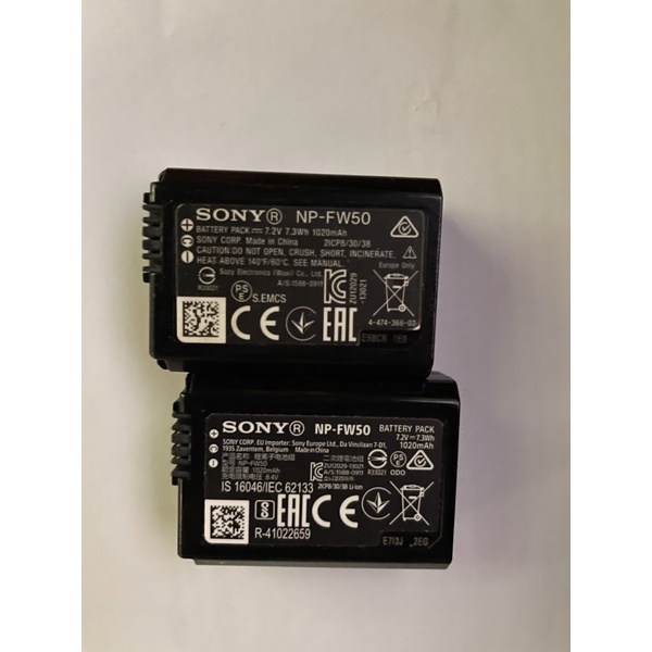 Sony NPFW50 Battery used Shopee Malaysia