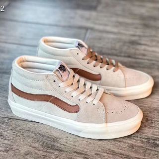 camel high top vans