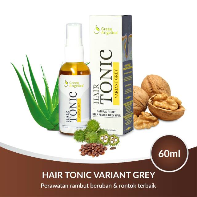 Permanent Hair Tonic Gray Green Angelica Darkening Permanent Natural Hair  Removal | Shopee Malaysia