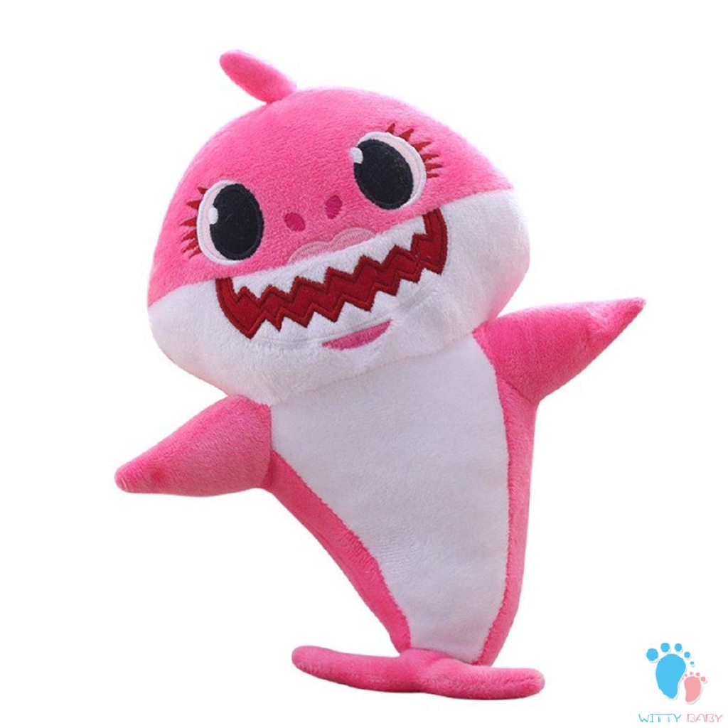 baby shark singing pillow