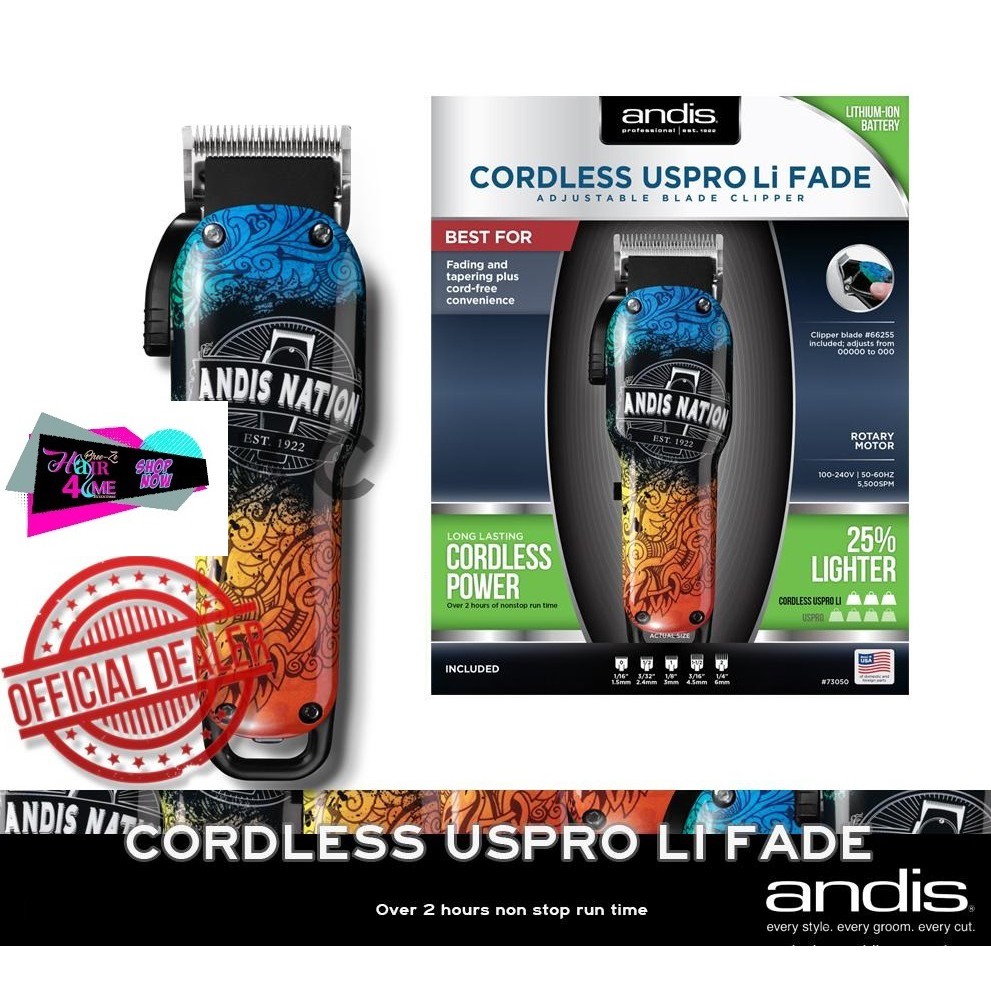 andis uspro li cordless clipper