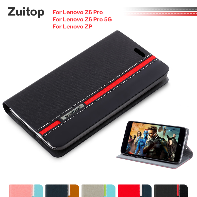 Pu Leather Phone Case For Lenovo Z6 Pro Lenovo Z6 Pro 5g Lenovo Zp Business Flip Book Case Shopee Malaysia