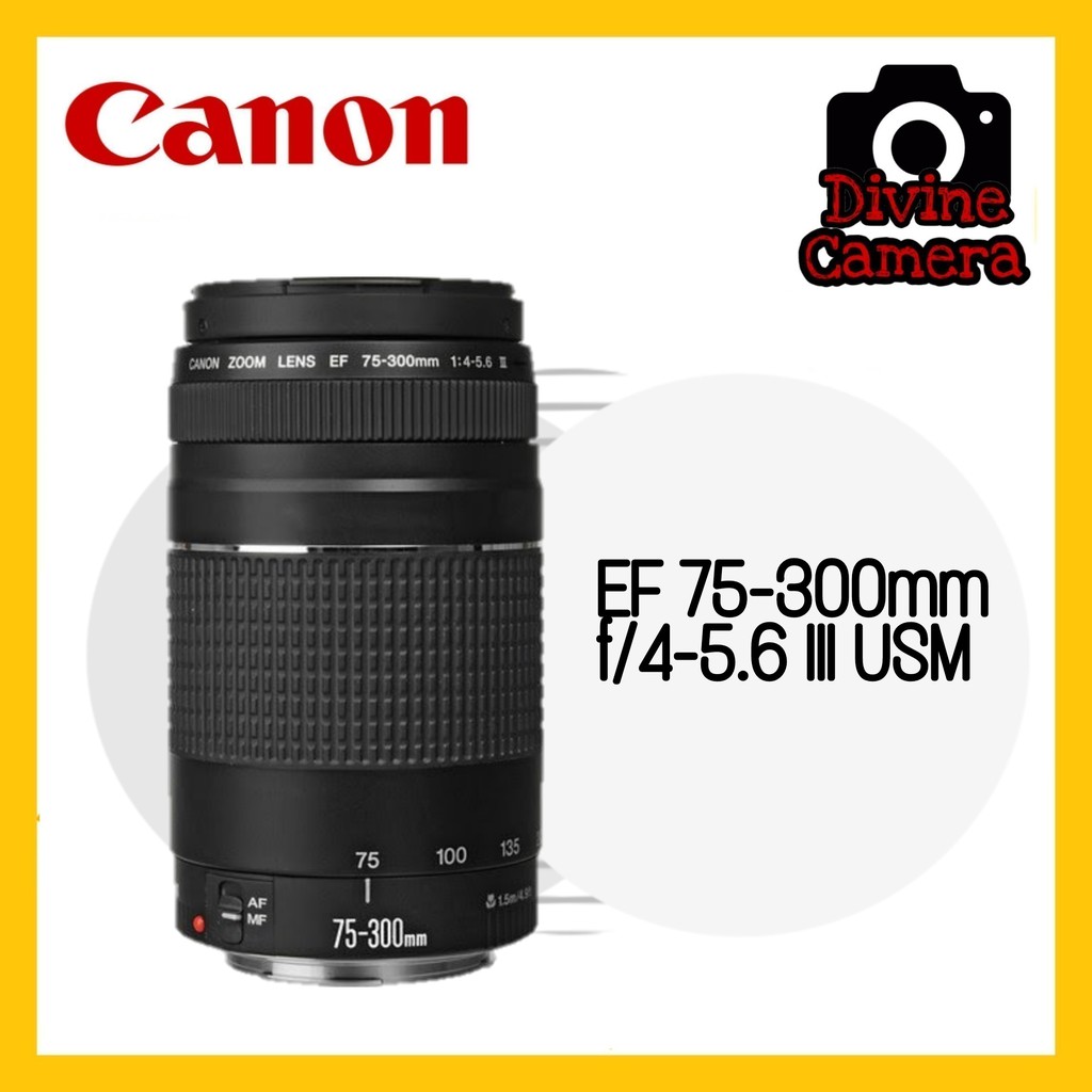 Canon Ef 75 300mm F 4 5 6 Iii Lens Ef S 55 250mm F 4 5 6 Is Lens Shopee Malaysia