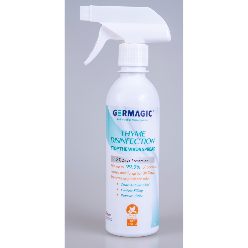 GERMAGIC Thyme Disinfectant Spray 300ml 30 Days Protection Shopee