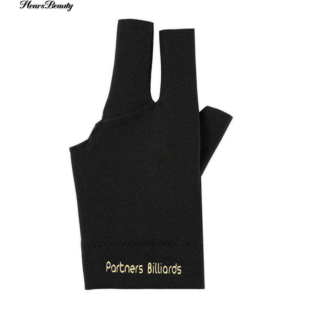 Durable Versatile 1Pc Spandex Snooker Billiard Cue Gloves Pool Left Hand Open Three Finger Glove Quality Have