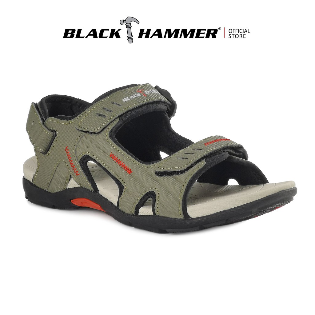 black walking sandals