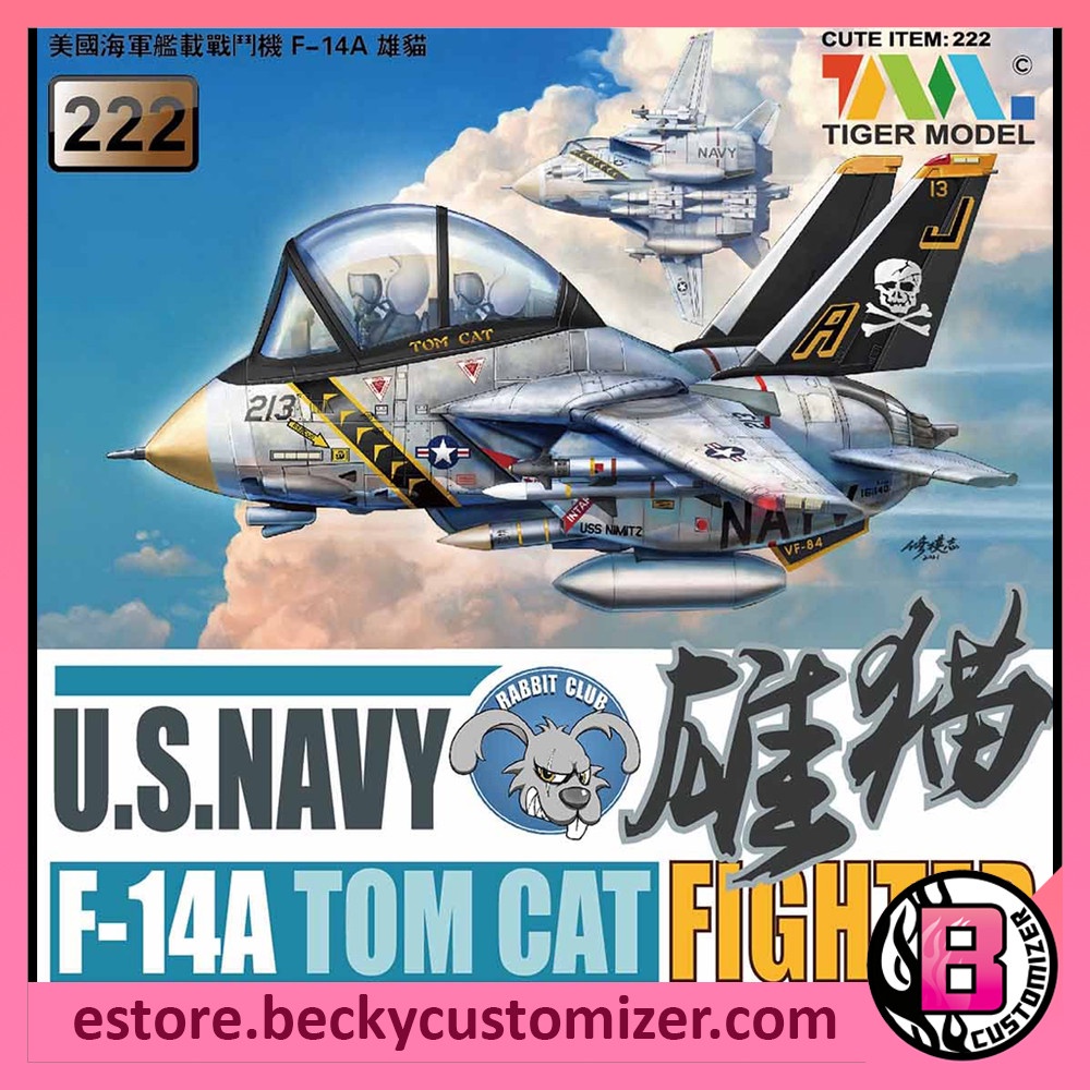 [CLEARANCE] Tiger Model Q version U.S Navy F-14A TOMCAT FIGHTER (Item 222)