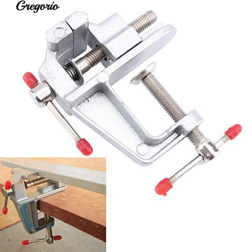 YIWMHE 1pcs Bench Vise Cast Iron Mini Hand Tool Vice Machine Tools Accessories Small Jewelers Hobby Clamp On Table Bench Vise 