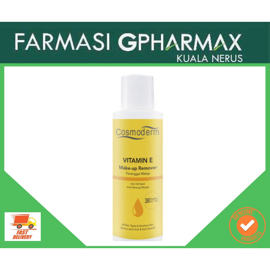 COSMODERM Vitamin E Make up Remover 100ml Shopee Malaysia