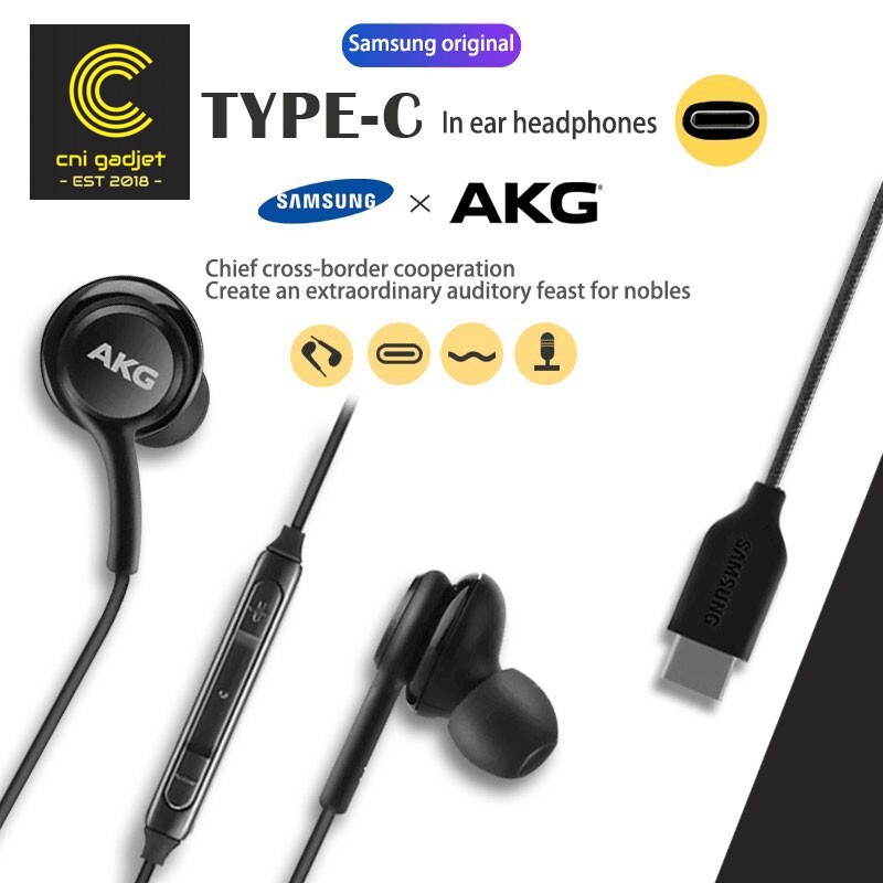 akg earphones type c original