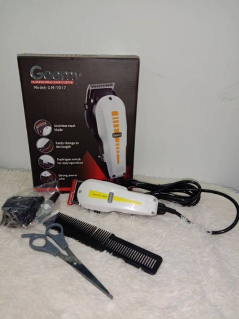 Gm 1017 Ready To Ship Geemy 1017 Men Grooming Trimmer Hair Clipper Shopee Malaysia