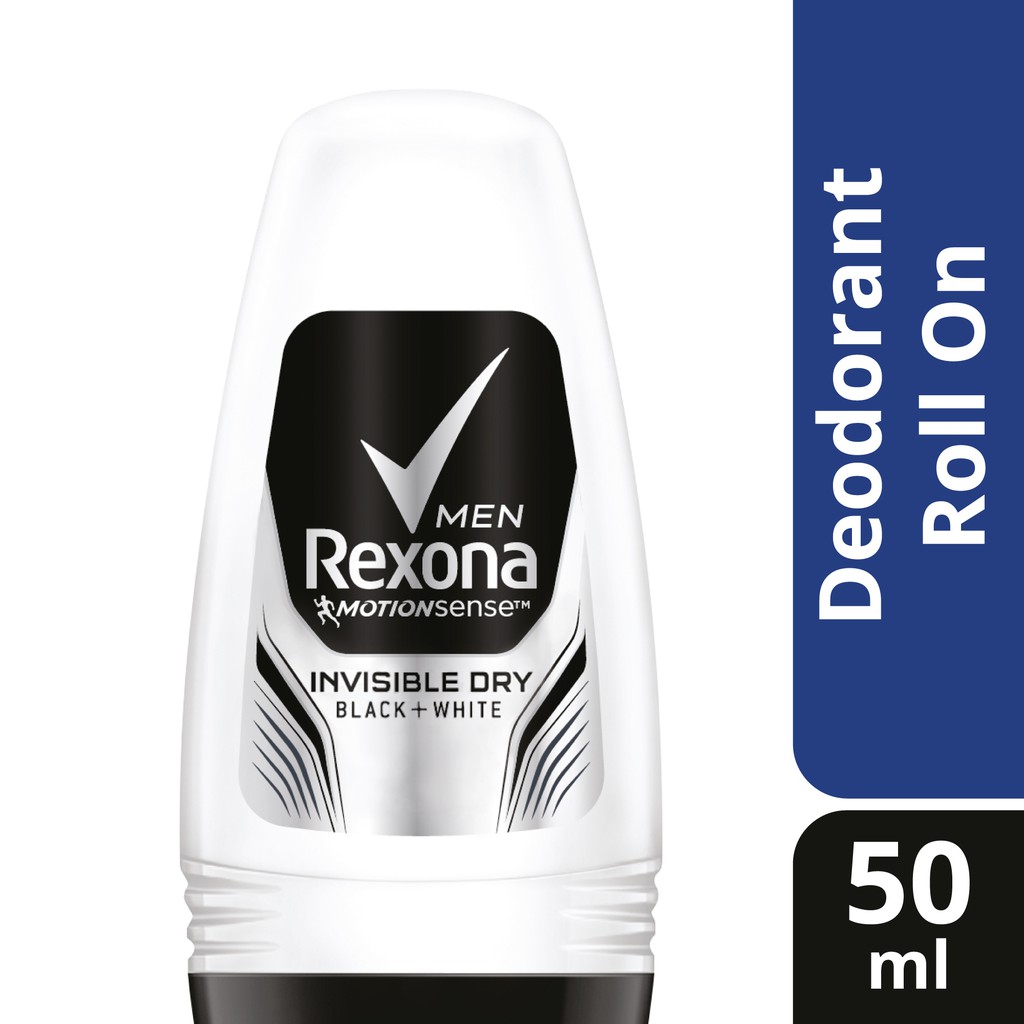 Rexona Men's Deodorant Roll On - Invisible Dry (50ml 