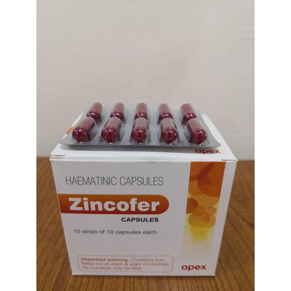 Zincofer Capsule Tambah Darah S Strip Exp Shopee Malaysia