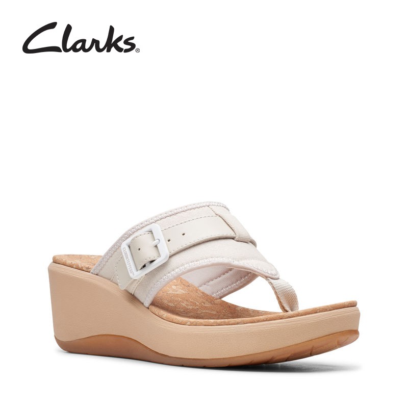 clarks canvas sandals
