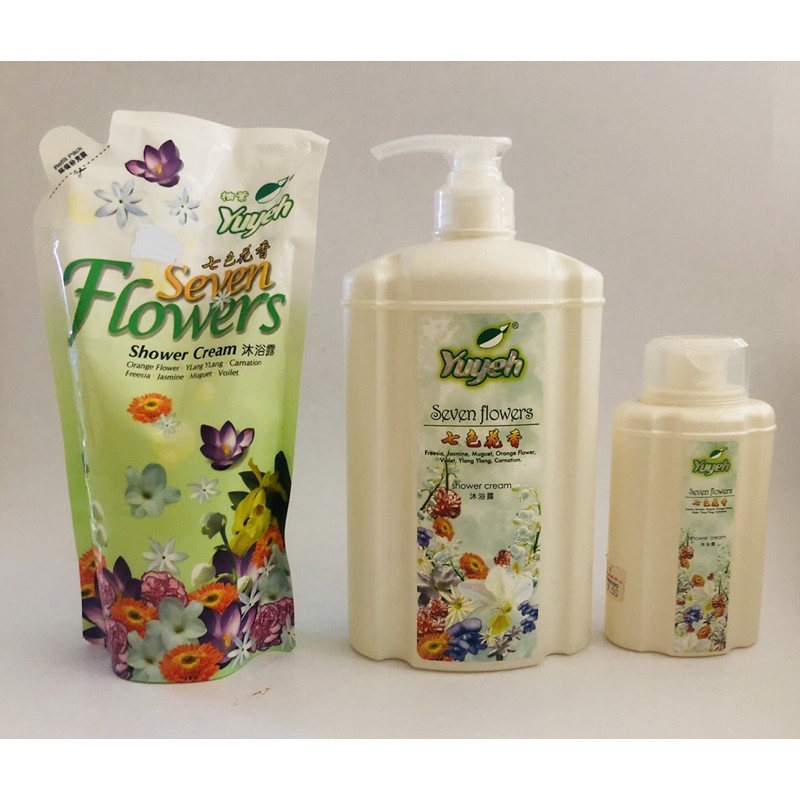 七色花沐浴露seven Flowers Body Shampoo Shopee Malaysia