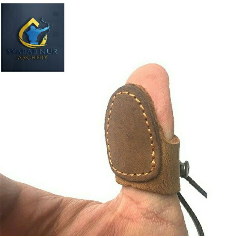 archery thumb guard leather traditional archer Shopee Malaysia