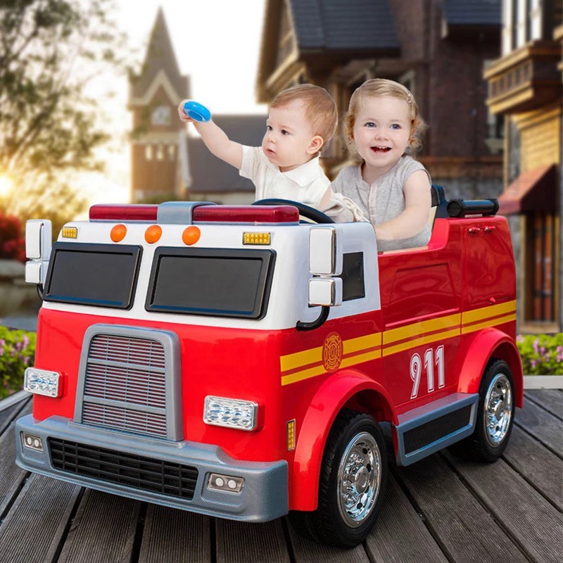 kids electric fire engine