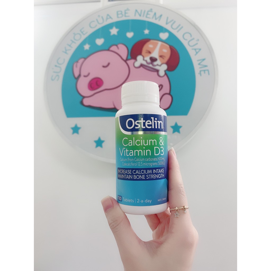 Ostelin calcium & Vitamin D3, Calcium for pregnant women, 130 tablets