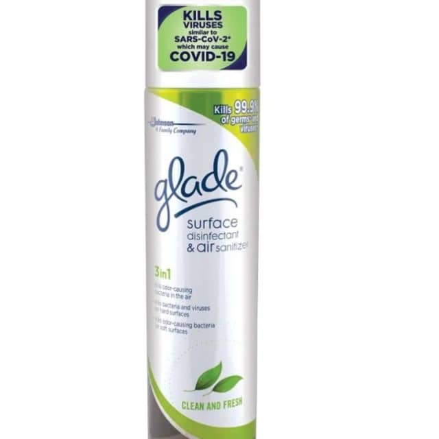 Ready stock! GLADE Surface Disinfectant Disinfectant & Air Sanitizer