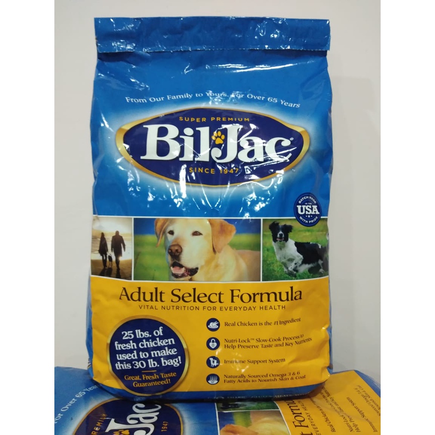 BilJac Dog Food ADULT Select Formula,13.6kg Shopee Malaysia