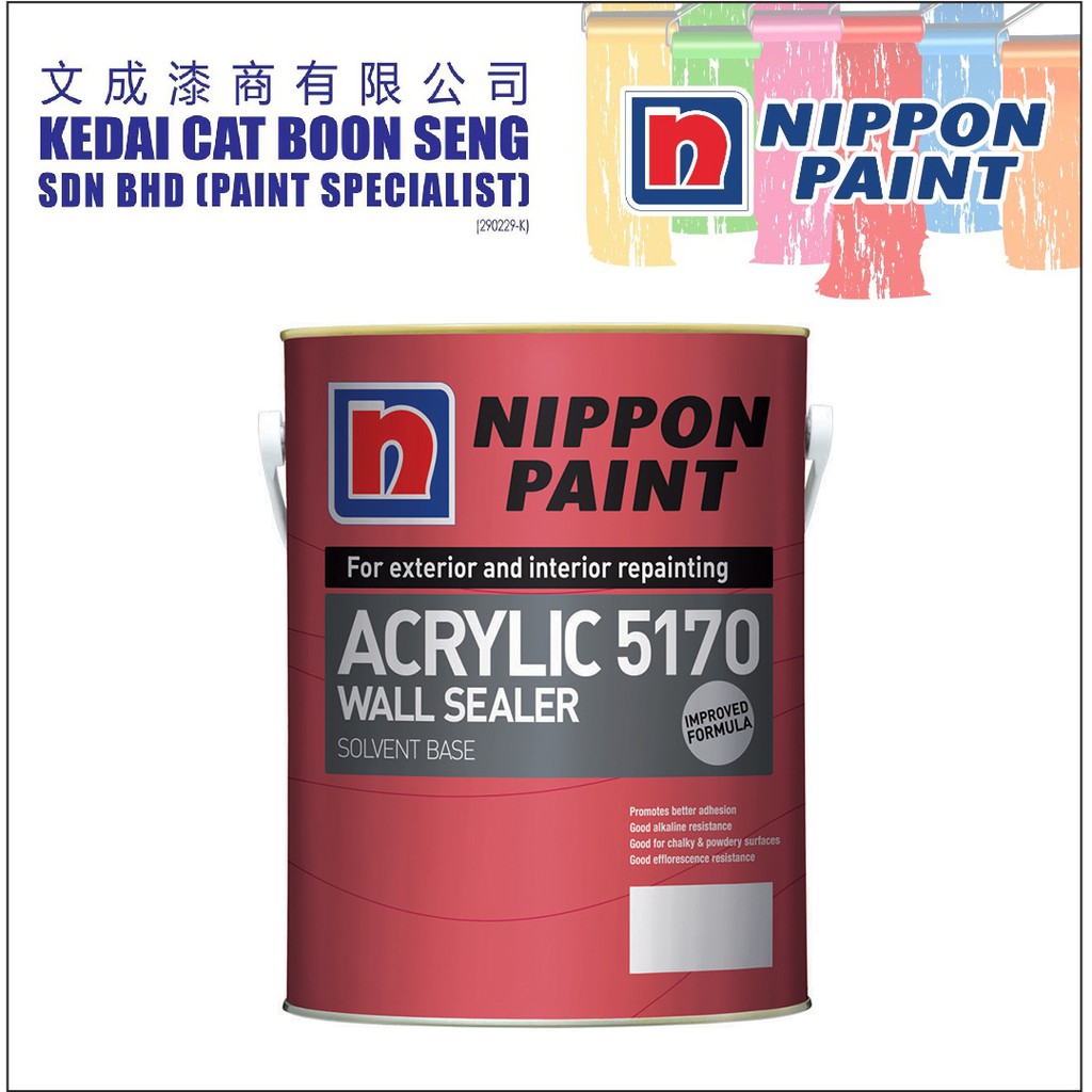 NIPPON ACRYLIC 5170 WALL SEALER 5L 20L Shopee Malaysia