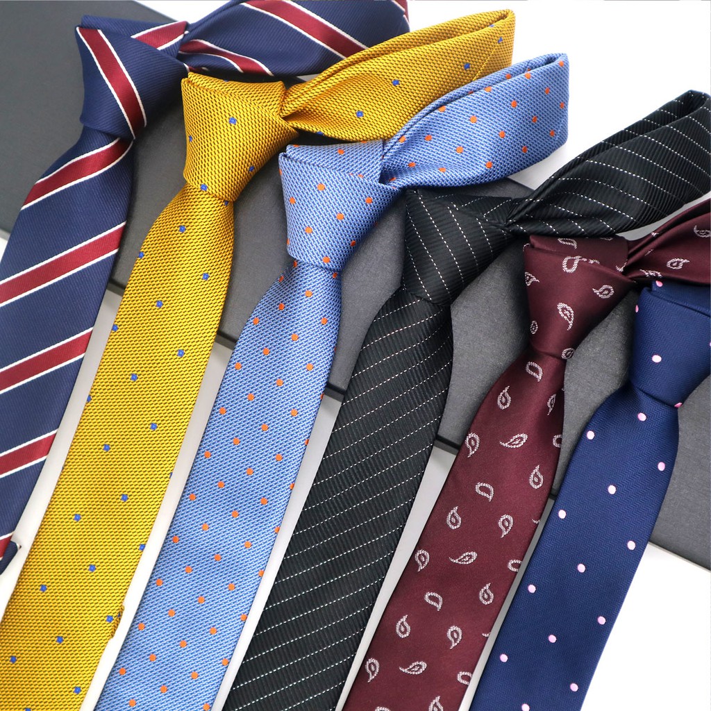 5CM MENS SKNIIY SLIM TIE HANDSOME TIES DOTS PATTERNED BEST QUALITY