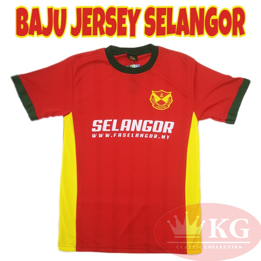 Adult Football Jersey Tshirts Selangor  Baju  Jersey Bola  