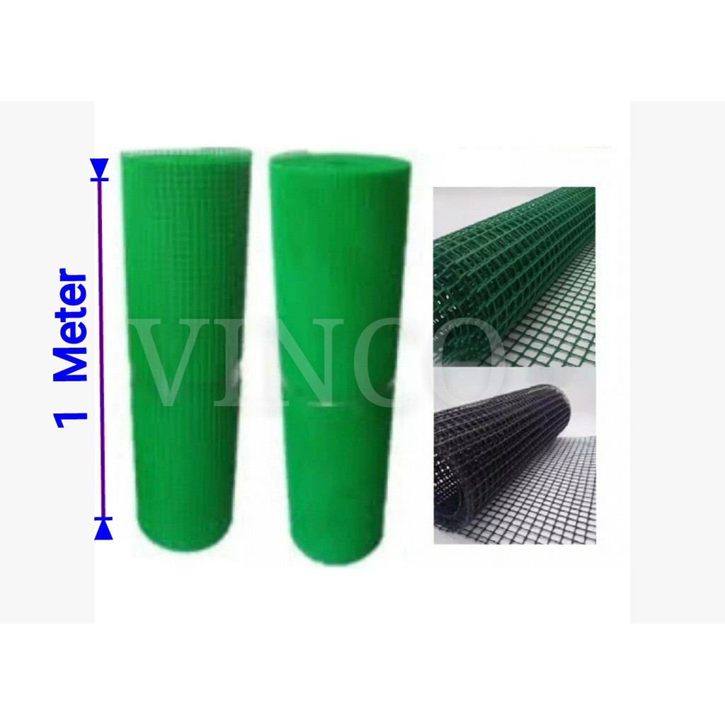 1Meter PVC Plastic Netting PVC Plastic Gate Guard  / 1Meter Jaring Plastik Kebun Sangkar