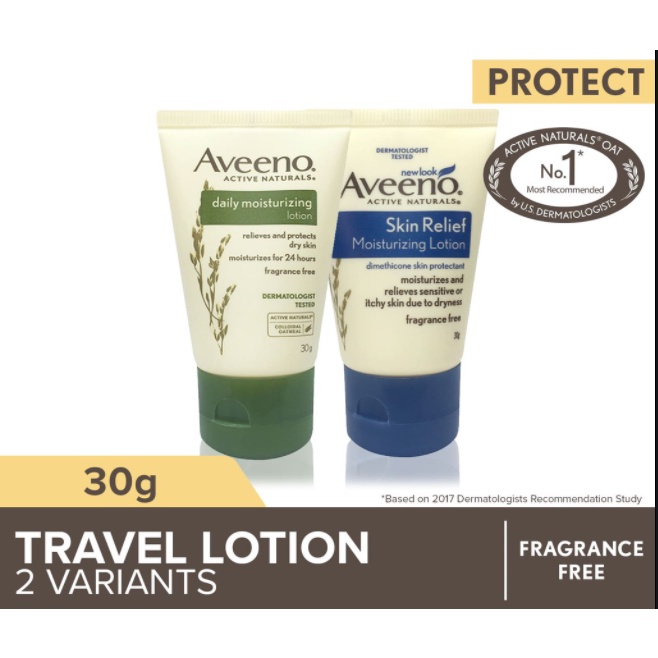 Aveeno Dailyskin Relief Moisturizing Lotion 30g Travel Size Shopee Malaysia 2356