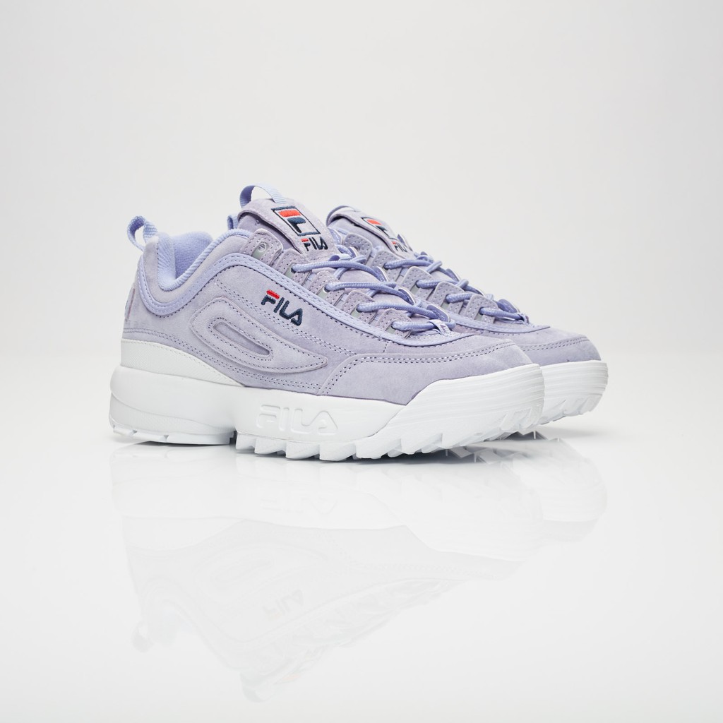 fila disruptor ii premium suede lavender
