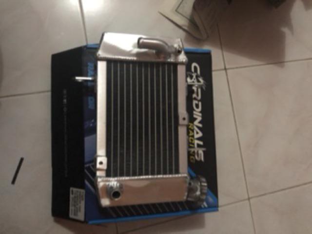 CARDINALS RACING RADIATOR TANK ALUMINIUM 500ml Y15 CARDINALS RACING RADIATOR TANK ALUMINIUM 500ml Y15
