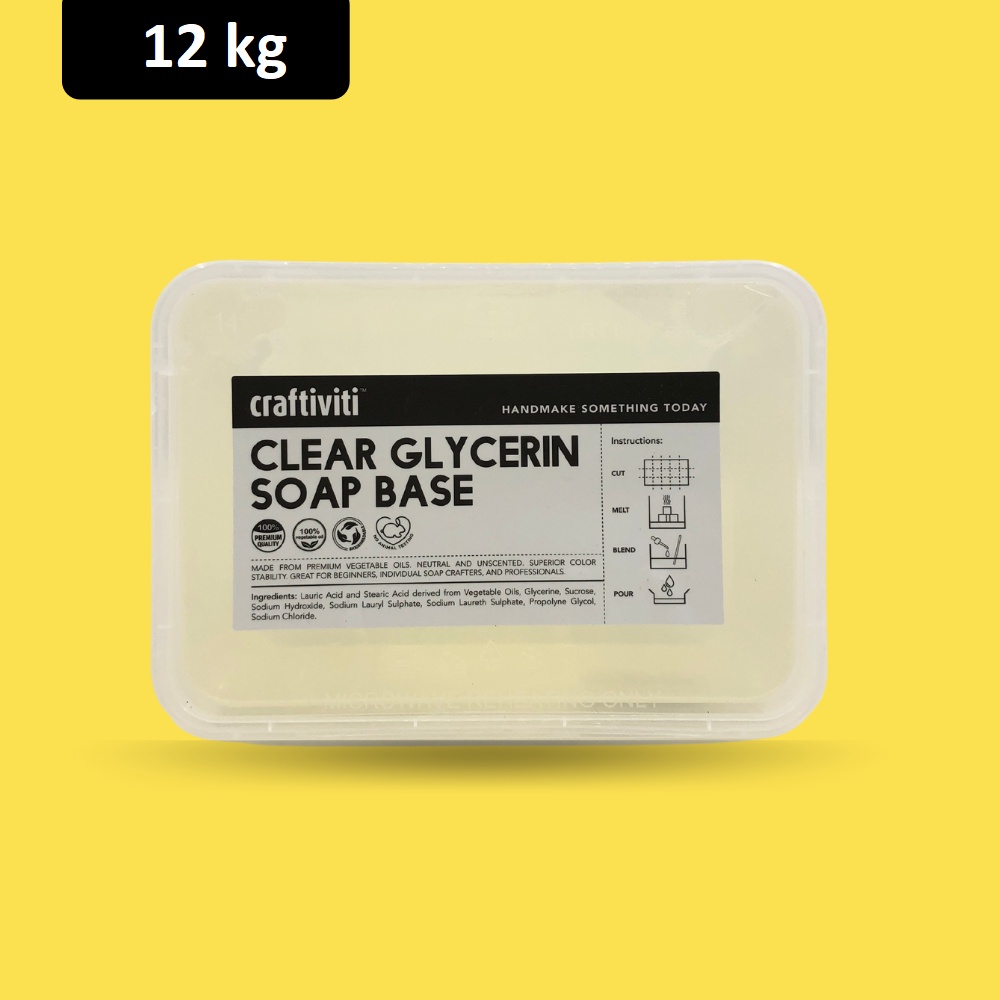 [BUNDLE] Clear Glycerin Soap Base 12kg Shopee Malaysia