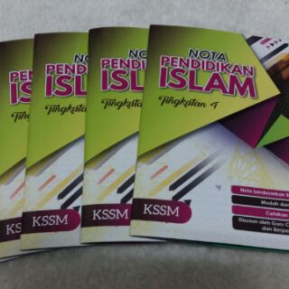 BUKU NOTA PENDIDIKAN ISLAM SPM  KSSM TINGKATAN 4  Shopee Malaysia