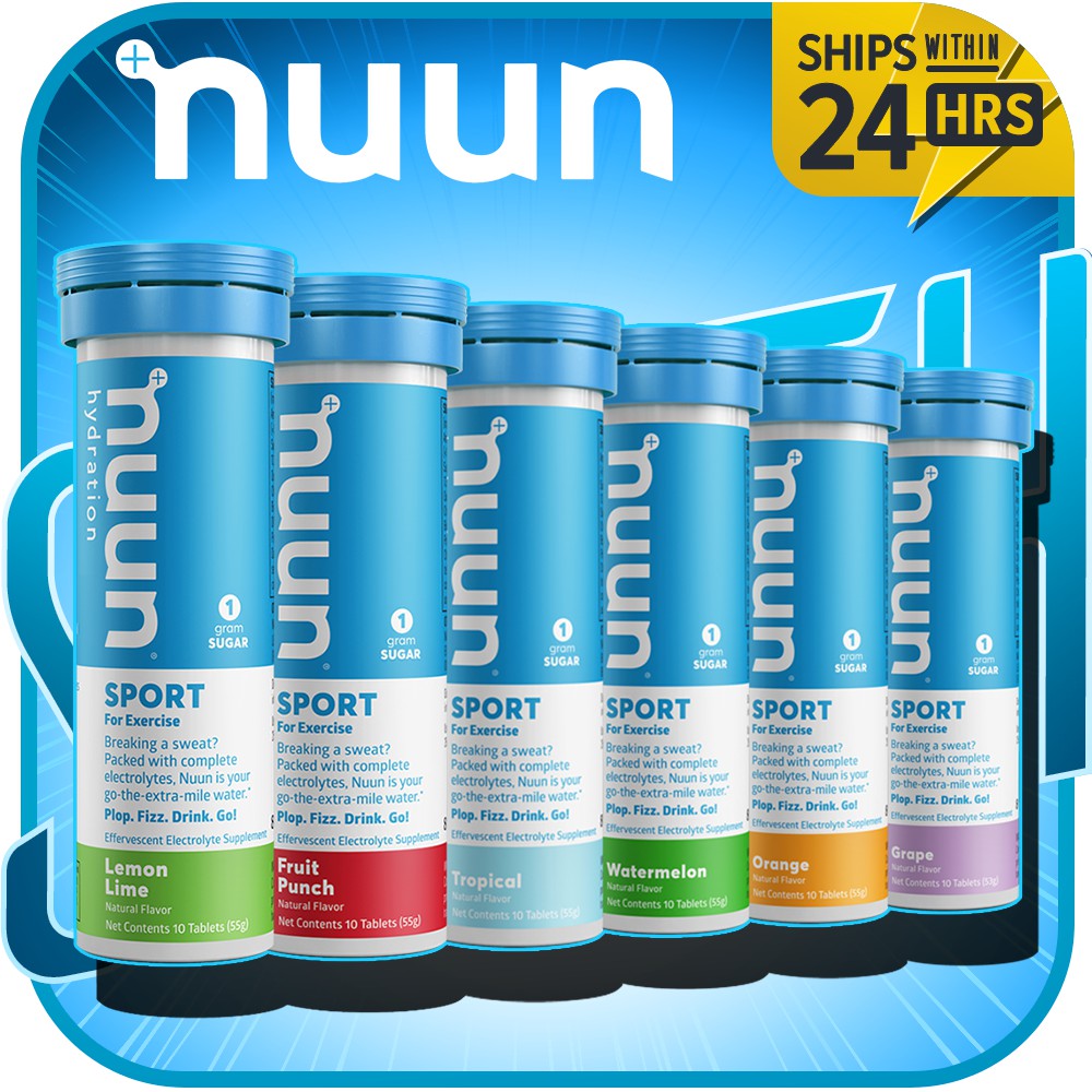 Nuun Sport ElectrolyteRich Sports Drink Tablets, Lemon Lime / Fruit