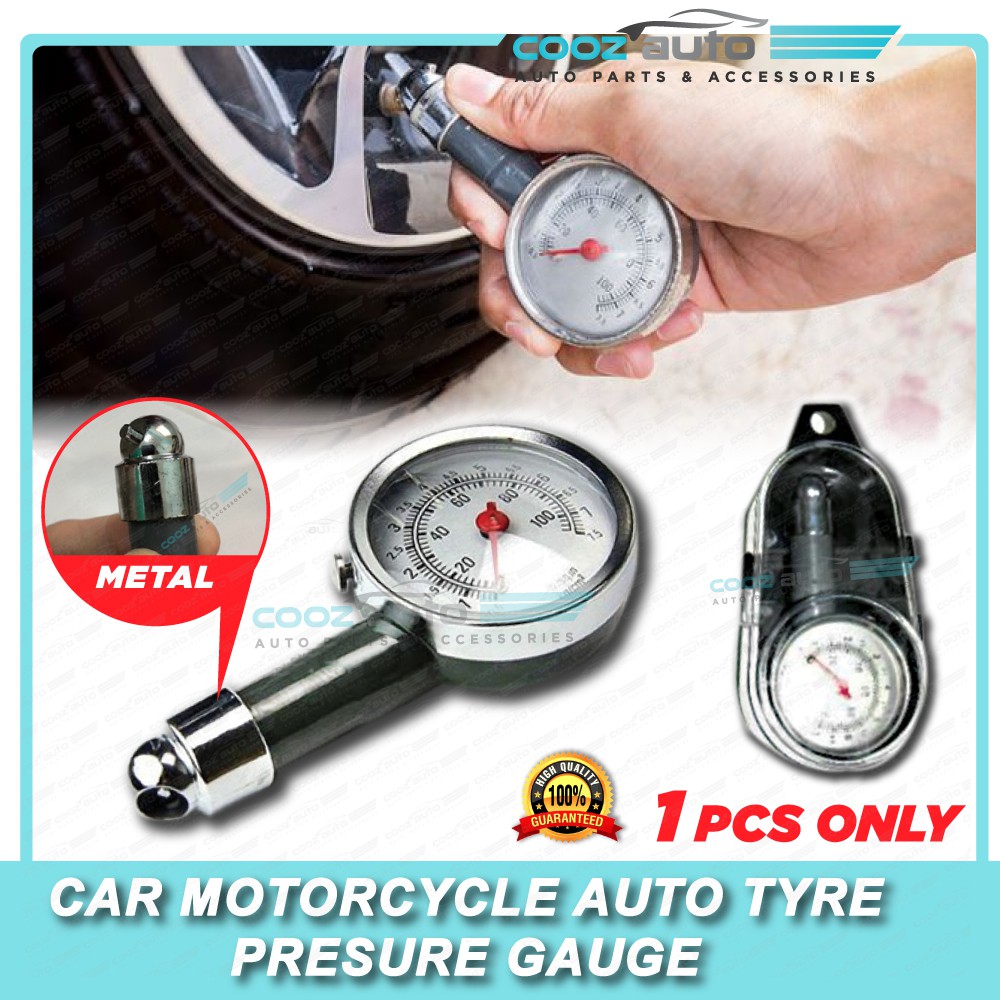 Tyre Air Pressure Gauge Meter Tester 0-100 PSI Car/Truck/Motorcycle/Van 