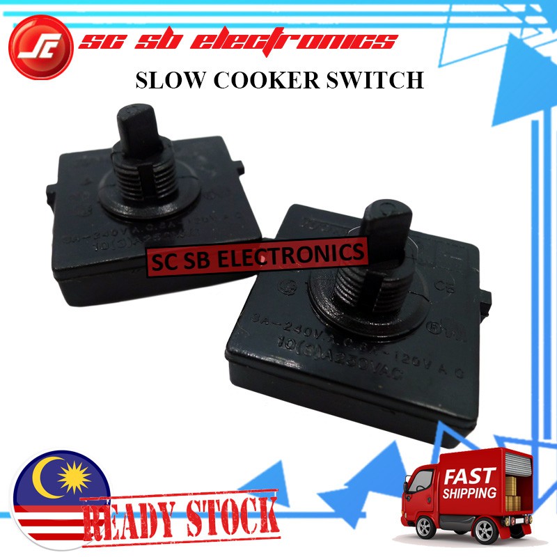 10A 250V AC UNIVERSAL 4-WAY SLOW COOKER SWITCH