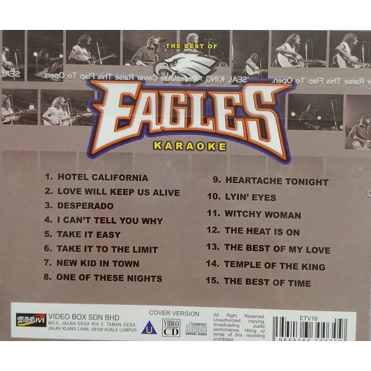 Eagles The Best Of Karaoke Vcd Shopee Malaysia