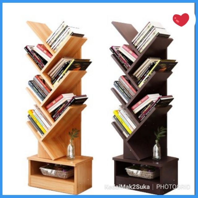 Premium Corner Tree Book Shelf Cabiney Shopee Malaysia