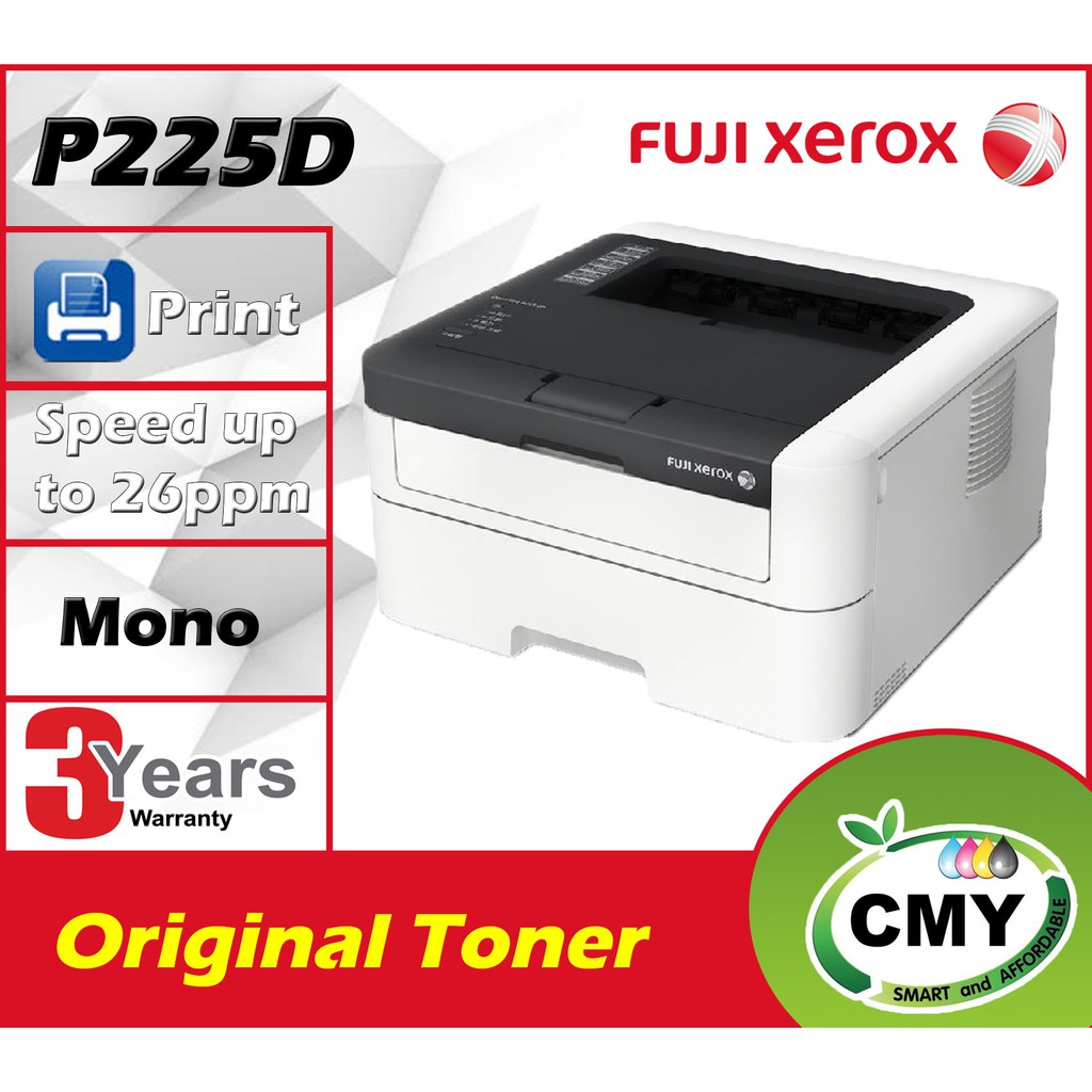 Fuji Xerox Docuprint P225d Duplex Network Laser Printer Shopee Malaysia