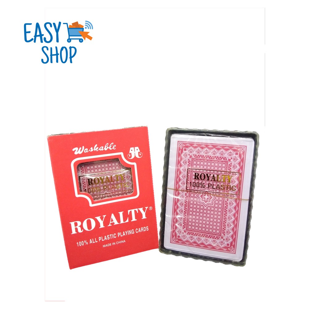 ROYALTY PLAYING CARDS 100% PLASTIC/POKER