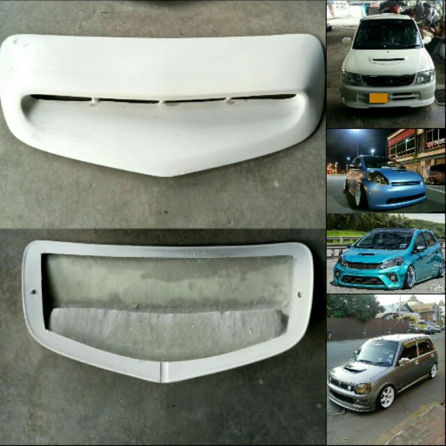 YRV scoop hood bonnet L7 kelisa cuore myvi alza bezza 