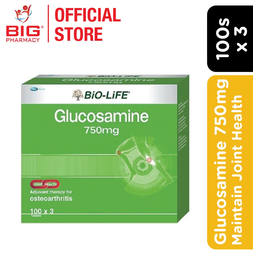 Biolife Glucosamine 750mg 100s x3 Shopee Malaysia