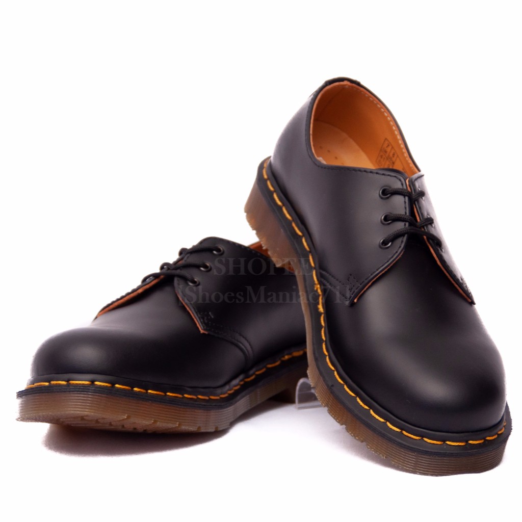 dr martens low cut black