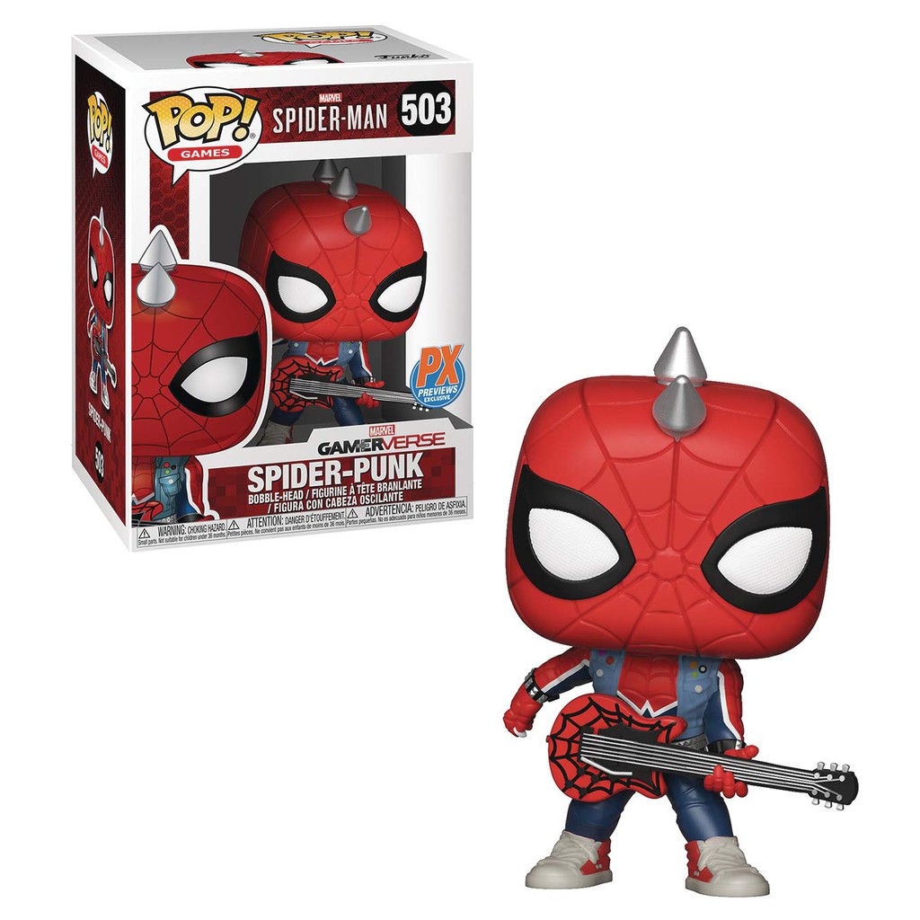 Funko Pop Games Spider Man Spider Punk Preview Exclusive