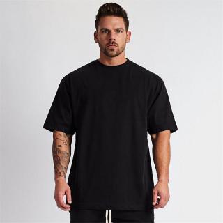 Muscleguys Oversized T shirt Men Gym Bodybuilding and Fitness Loose ...