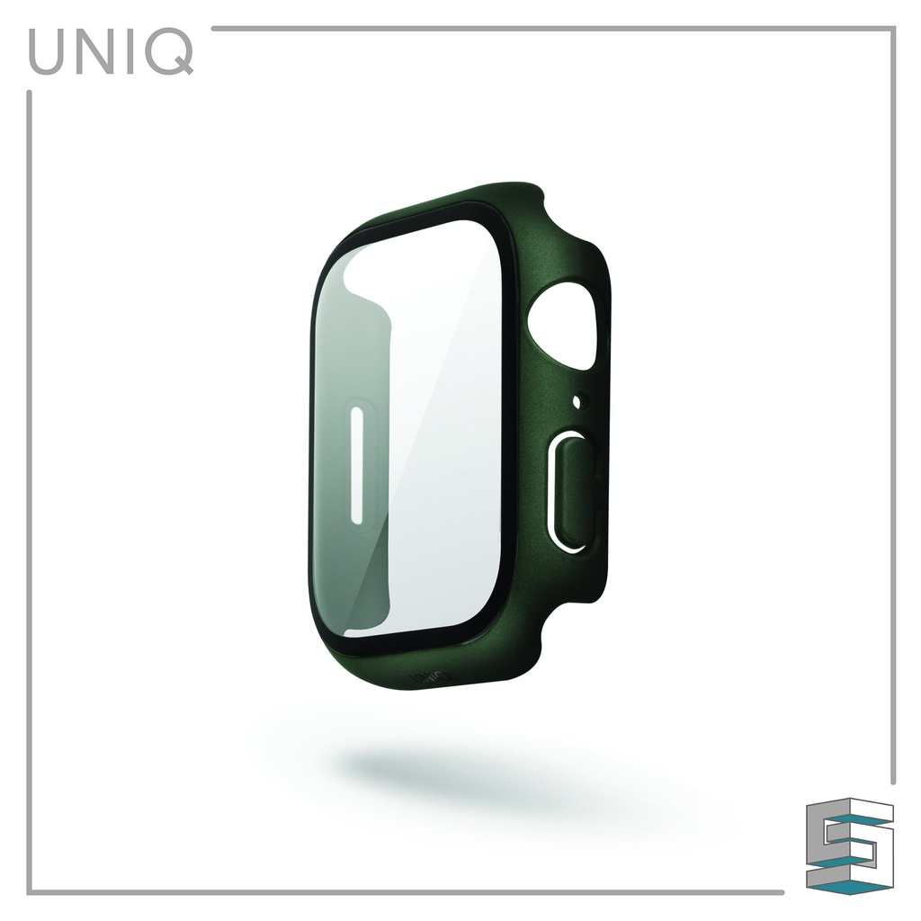 UNIQ Legion Case for Apple Watch with 9H Tempered Glass Screen Protection Series 7 41/45mm