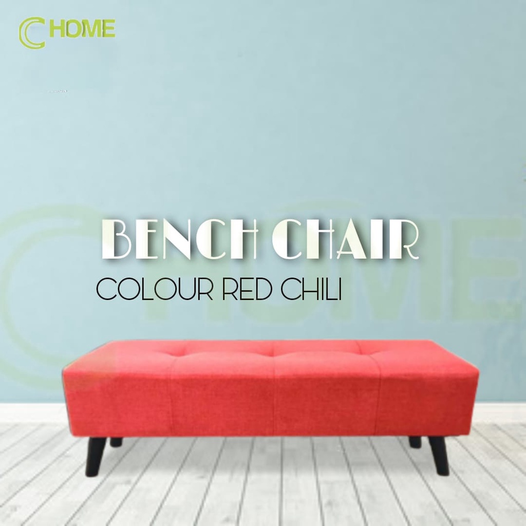 CHOME4 Feet High Quality Long Stool Bench Chair Fabric Sofa Ottoman Living Room Cafe Kerusi