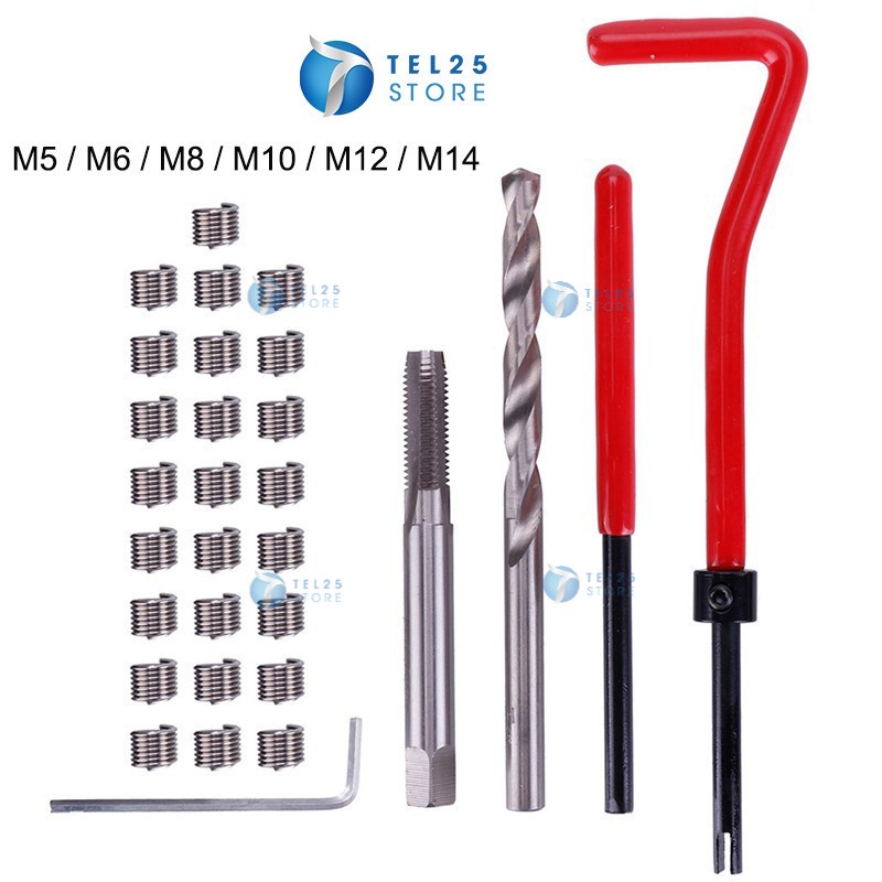 [ 1 SET ] WSB Thread Repair kit Tool Helicoil for M5 / M6 / M8 / M10