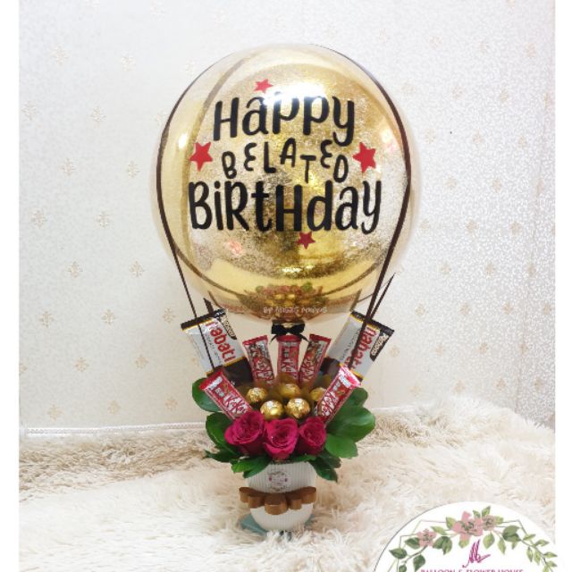 Fresh Flower Bouq,Birthday Gift,Choc Bouq,Florist,Anniversary Gift Suprise/Surprise Delivery Custom Balloon Party Deco